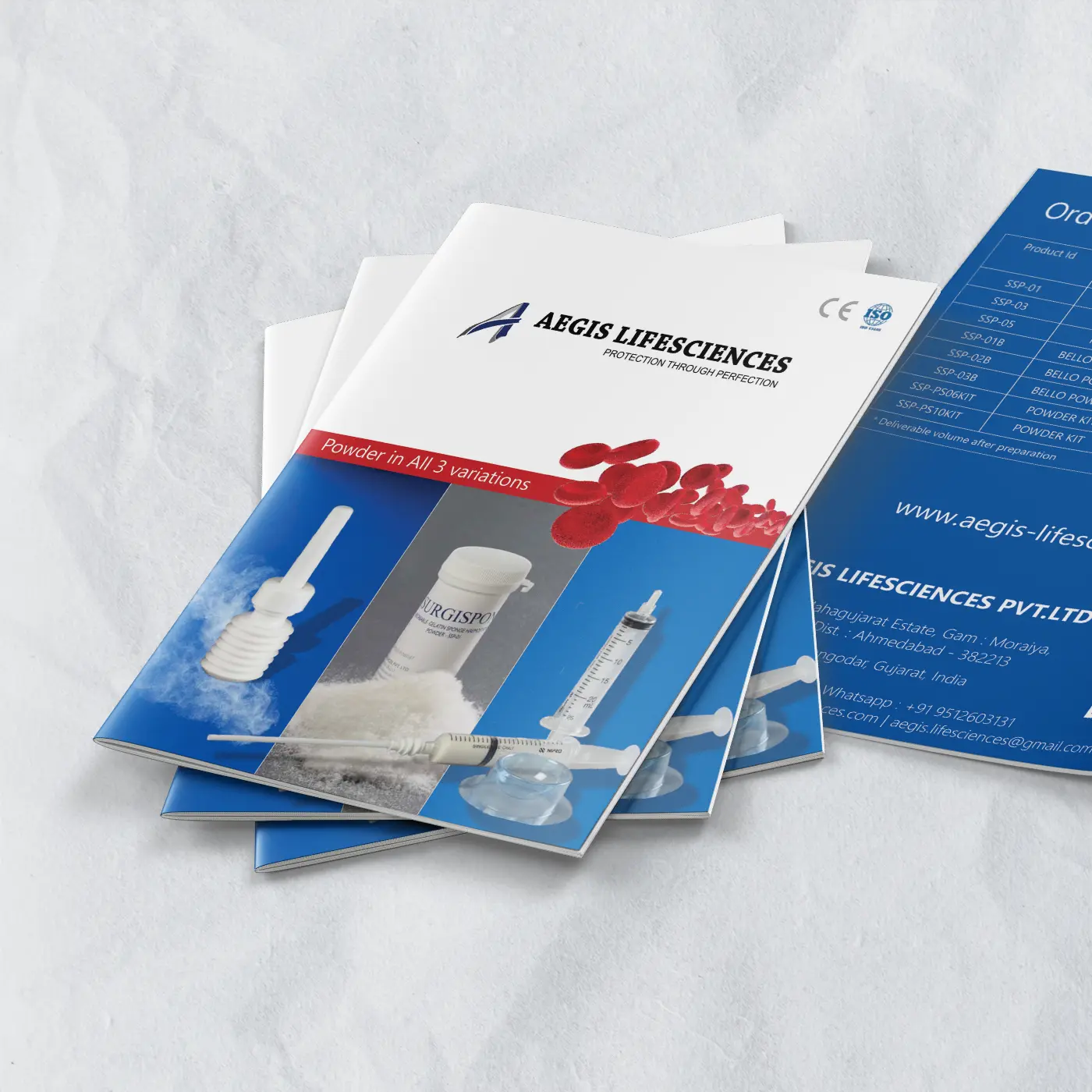 Aegis Lifesciences Brochure Design